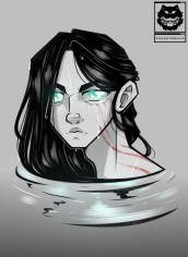 Eren Yeager Black and White